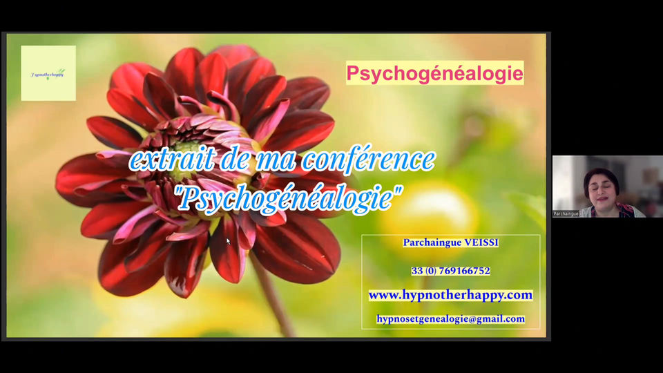 Conférence la Psychogénéalogie en ligne
